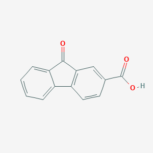 molecular formula C14H8O3 B017393 9-Fluorenone-2-carboxylic acid CAS No. 784-50-9