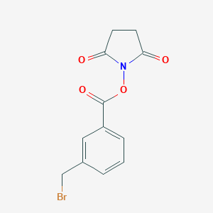 molecular formula C12H10BrNO4 B173935 3-(溴甲基)苯甲酸 N-琥珀酰亚胺酯 CAS No. 155863-35-7