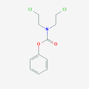 molecular formula C11H13Cl2NO2 B173994 N,N-Bis-(2-chloroethyl)-carbamic acid phenyl ester CAS No. 13249-63-3