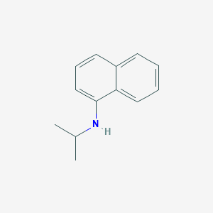 molecular formula C13H15N B173999 N-(Propan-2-YL)naphthalen-1-amine CAS No. 18085-03-5