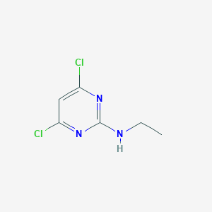 molecular formula C6H7Cl2N3 B174002 4,6-二氯-N-乙基嘧啶-2-胺 CAS No. 10371-48-9