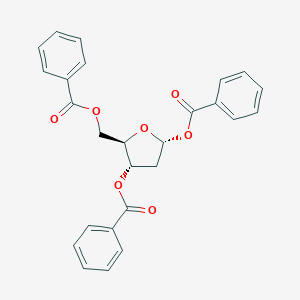 molecular formula C26H22O7 B174026 1,3,5-tribenzoate-2-deoxy-alpha-D-erythro-pentofuranose CAS No. 114817-70-8