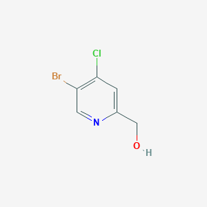 molecular formula C6H5BrClNO B174032 (5-溴-4-氯吡啶-2-基)甲醇 CAS No. 103971-44-4