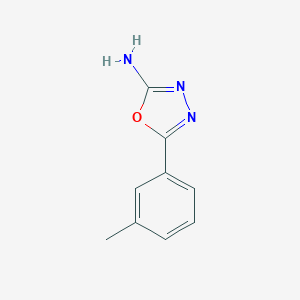 molecular formula C9H9N3O B174038 5-(3-Methylphenyl)-1,3,4-oxadiazol-2-amine CAS No. 109060-64-2