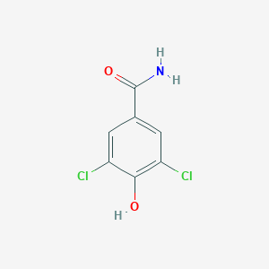 molecular formula C7H5Cl2NO2 B174058 3,5-二氯-4-羟基苯甲酰胺 CAS No. 3337-60-8