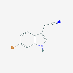 molecular formula C10H7BrN2 B174059 2-(6-溴-1H-吲哚-3-基)乙腈 CAS No. 152213-61-1