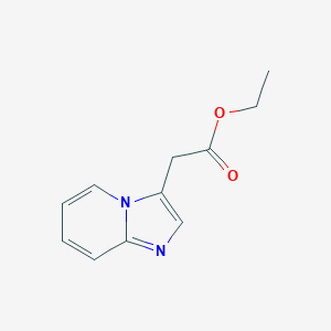 B174093 Ethyl 2-(imidazo[1,2-a]pyridin-3-yl)acetate CAS No. 101820-69-3