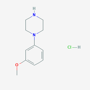 B174137 1-(3-Methoxyphenyl)piperazine hydrochloride CAS No. 16015-70-6