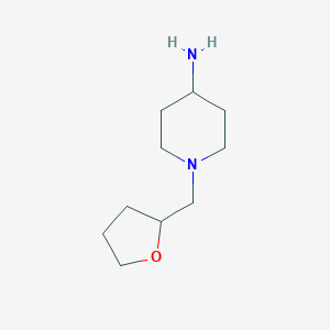 B174152 1-(Tetrahydrofuran-2-ylmethyl)piperidin-4-amine CAS No. 108282-26-4