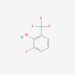 molecular formula C7H4F3IO B174156 2-碘-6-(三氟甲基)酚 CAS No. 149209-48-3