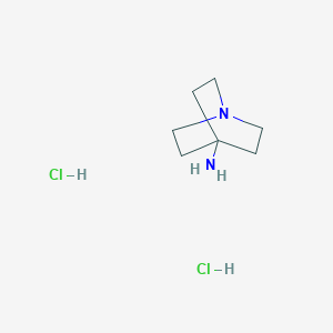 molecular formula C7H16Cl2N2 B174174 1-Azabicyclo[2.2.2]octan-4-amine dihydrochloride CAS No. 18339-49-6