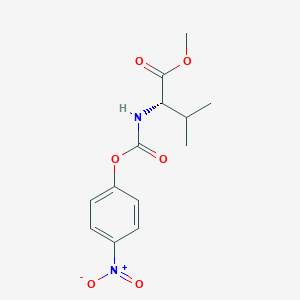 molecular formula C13H16N2O6 B017418 Methyl N-[(4-nitrophenoxy)carbonyl]-L-valinate CAS No. 162537-10-2