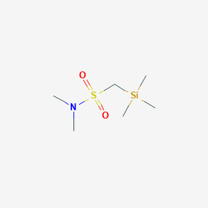 B174180 N,N-dimethyl-1-(trimethylsilyl)methanesulfonamide CAS No. 137474-32-9