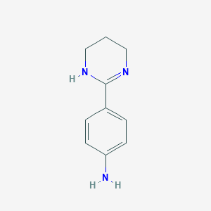 molecular formula C10H13N3 B174197 4-(1,4,5,6-四氢嘧啶-2-基)苯胺 CAS No. 129545-66-0