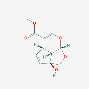 molecular formula C11H12O5 B174205 加佳斯明 CAS No. 144868-43-9