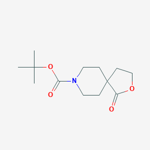 B174212 Tert-butyl 1-oxo-2-oxa-8-azaspiro[4.5]decane-8-carboxylate CAS No. 154348-08-0