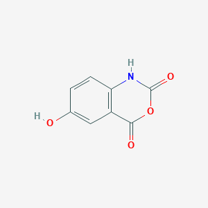 molecular formula C8H5NO4 B174216 5-羟基靛蓝酰亚胺 CAS No. 195986-91-5