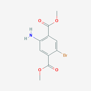 molecular formula C10H10BrNO4 B174222 2-氨基-5-溴对苯二甲酸二甲酯 CAS No. 185051-42-7