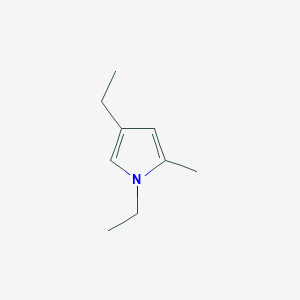 B174247 1,4-Diethyl-2-methyl-1H-pyrrole CAS No. 198344-74-0