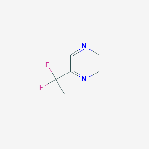 B174266 2-(1,1-Difluoroethyl)pyrazine CAS No. 111781-49-8