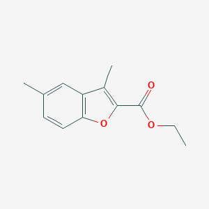 molecular formula C13H14O3 B174274 Ethyl 3,5-dimethylbenzofuran-2-carboxylate CAS No. 16817-31-5