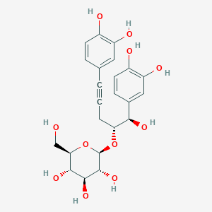 molecular formula C23H26O11 B174276 Nyasicoside CAS No. 111518-94-6