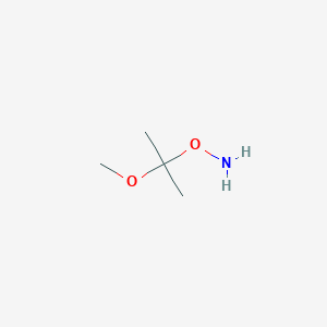 molecular formula C4H11NO2 B174280 o-(2-Methoxypropan-2-yl)hydroxylamine CAS No. 103491-33-4