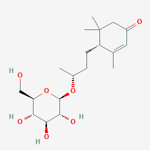 molecular formula C19H32O7 B174287 Blumenol C 葡萄糖苷 CAS No. 135820-80-3