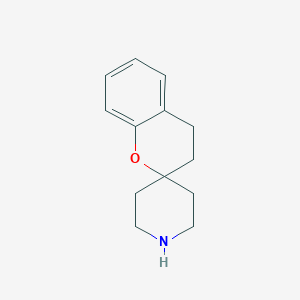 molecular formula C13H17NO B174295 Spiro[chroman-2,4'-piperidine] CAS No. 147372-85-8