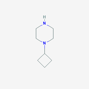 molecular formula C8H16N2 B174313 1-Cyclobutylpiperazine CAS No. 132800-13-6