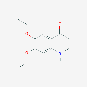 molecular formula C13H15NO3 B174335 6,7-二乙氧基喹啉-4(1H)-酮 CAS No. 127285-58-9