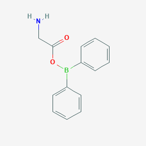 molecular formula C14H14BNO2 B174338 2-[(Diphenylboryl)oxy]-2-oxoethylamine CAS No. 14335-29-6