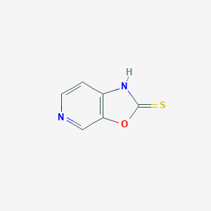molecular formula C6H4N2OS B174357 Oxazolo[5,4-c]pyridine-2(1h)-thione CAS No. 169205-98-5