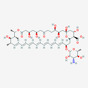 molecular formula C47H71NO17 B174359 Candidin CAS No. 1405-90-9