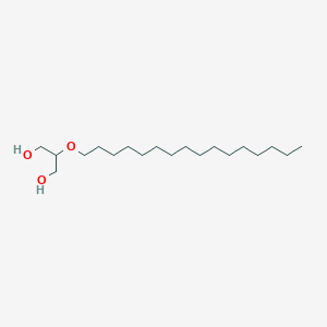 molecular formula C19H40O3 B174406 1,3-丙二醇，2-(十六烷氧基)- CAS No. 1931-78-8