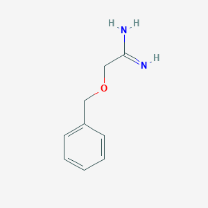 molecular formula C9H12N2O B174497 2-苯甲氧基乙酰亚胺 CAS No. 133915-07-8