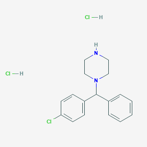 B174498 N-(p-Chlorobenzhydryl)piperazine dihydrochloride CAS No. 1031-92-1
