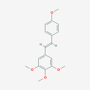 molecular formula C18H20O4 B174519 3,4,5,4'-四甲氧基芪 CAS No. 134029-62-2