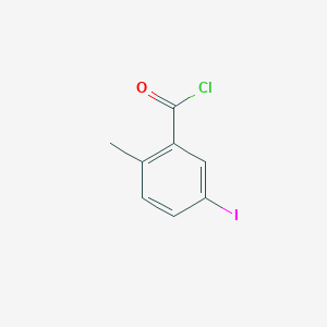 molecular formula C8H6ClIO B174534 5-碘-2-甲基苯甲酰氯 CAS No. 108440-70-6