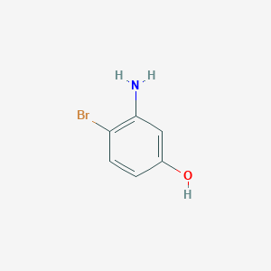 molecular formula C6H6BrNO B174537 3-Amino-4-bromophenol CAS No. 100367-37-1