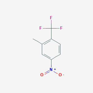 molecular formula C8H6F3NO2 B174539 2-甲基-4-硝基苯三氟化物 CAS No. 1960-52-7