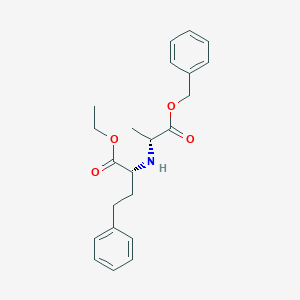 (-)-N-(1-R-Ethoxycarbonxyl-3-phenylpropyl)-D-alanine, Benzyl Ester