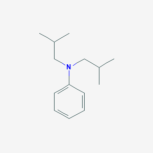 molecular formula C14H23N B174605 N,N-双(2-甲基丙基)苯胺 CAS No. 13369-17-0