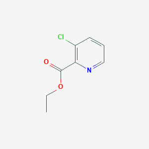 molecular formula C8H8ClNO2 B174613 Ethyl 3-chloropyridine-2-carboxylate CAS No. 128073-20-1
