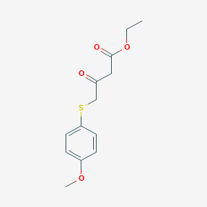 Ethyl 4-(4-methoxyphenyl)sulfanyl-3-oxobutanoate
