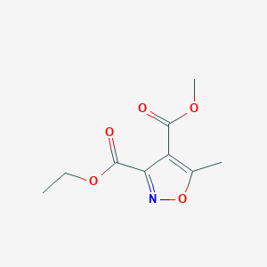 3,4-Isoxazoledicarboxylic acid, 5-methyl-, 3-ethyl 4-methyl ester