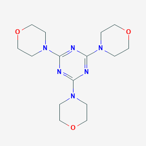 molecular formula C15H24N6O3 B174638 2,4,6-Tris(morpholino)-1,3,5-triazine CAS No. 16303-23-4