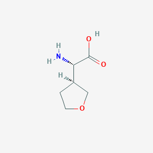 (2S)-2-Amino-2-[(3S)-oxolan-3-yl]acetic acid