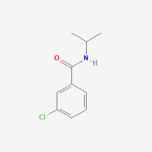 molecular formula C10H12ClNO B174646 3-Chloro-N-isopropylbenzamide CAS No. 17271-15-7