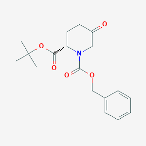 1-benzyl 2-tert-butyl (2S)-5-oxopiperidine-1,2-dicarboxylate